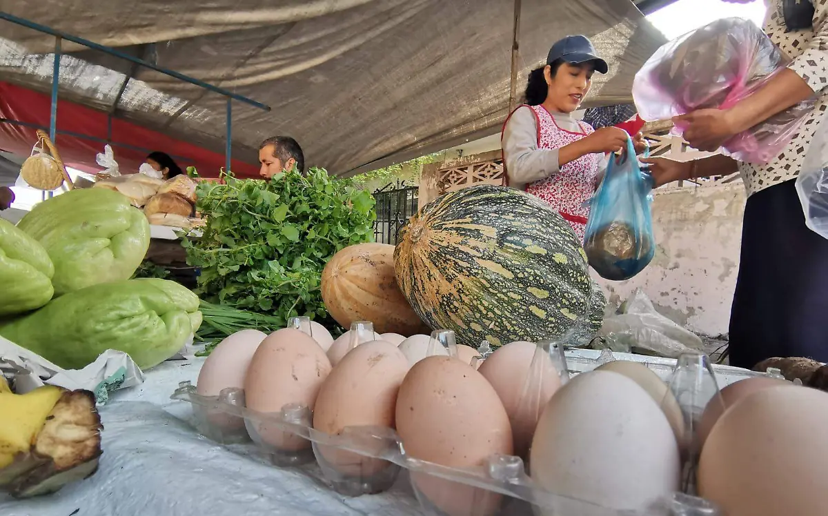 Huevos de patio, productos en mercados del norte de Veracruz 1